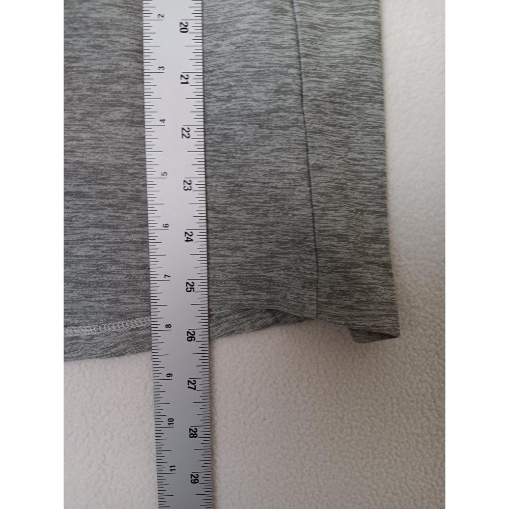 Under Armour Womens Medium M Heather Gray 1/4 Zip Loose Athletic Pullover Top - Picture 3 of 7